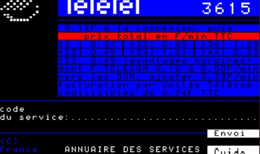 Il y a 40 ans : P2F débarque sur Minitel !